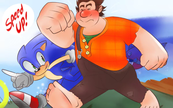 Sonic the Hedgehog Ralph (Wreck-It Ralph) movie Wreck-It Ralph HD Desktop Wallpaper | Background Image