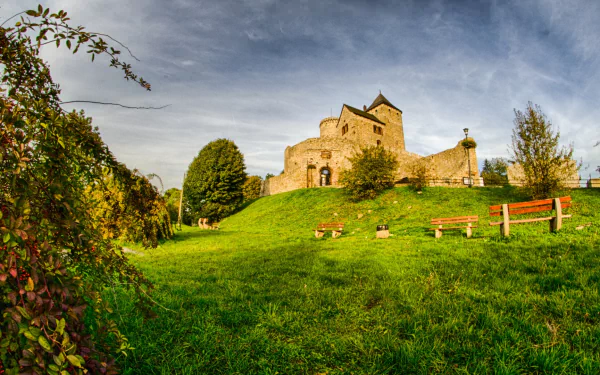 man made Bedzin Castle HD Desktop Wallpaper | Background Image