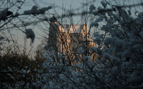 man made Bobolice Castle HD Desktop Wallpaper | Background Image