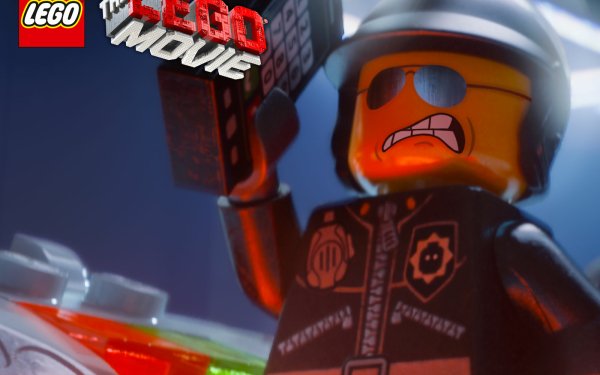 Movie The Lego Movie Lego Cop Text Logo HD Wallpaper | Background Image