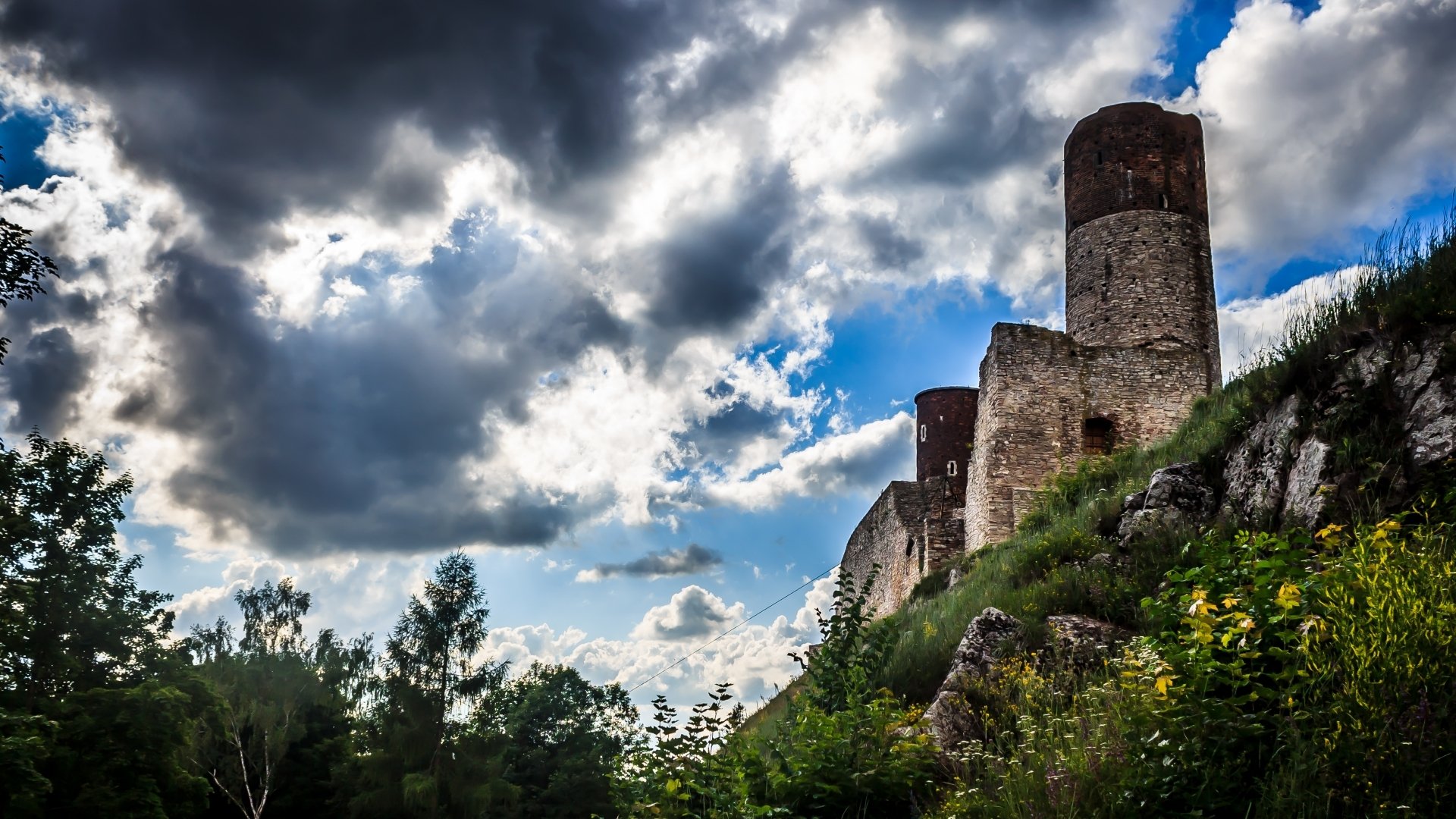 Download Man Made Checiny Castle HD Wallpaper