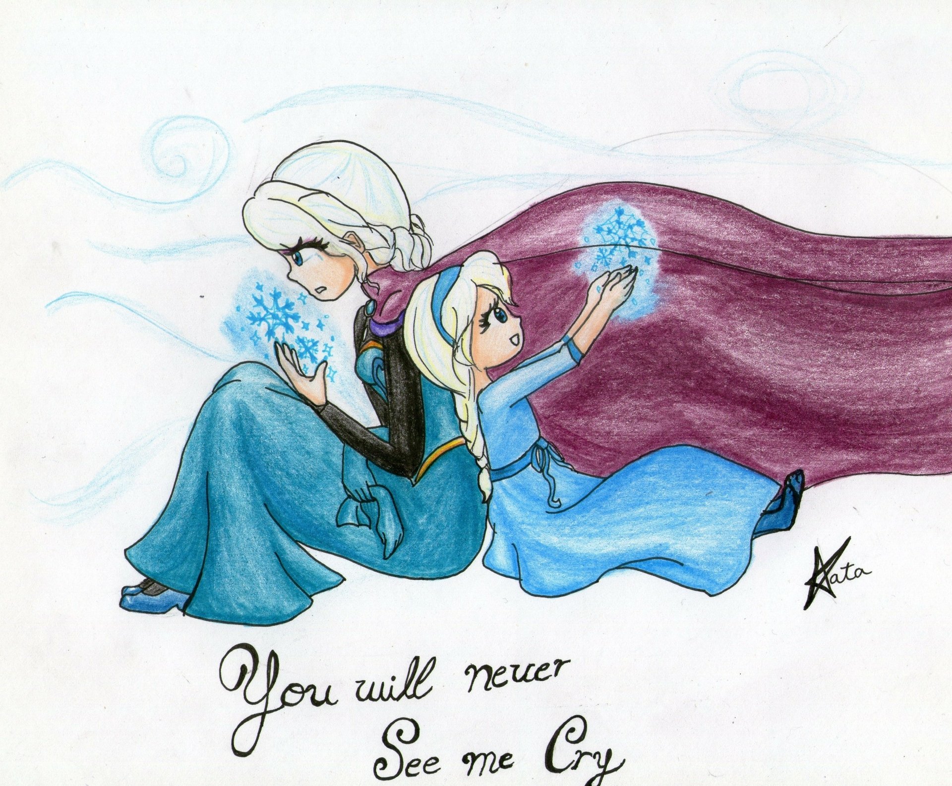Frozen Magic: Elsa’s Snowy HD Wallpaper Masterpiece by kirby-kta-tsuki ...