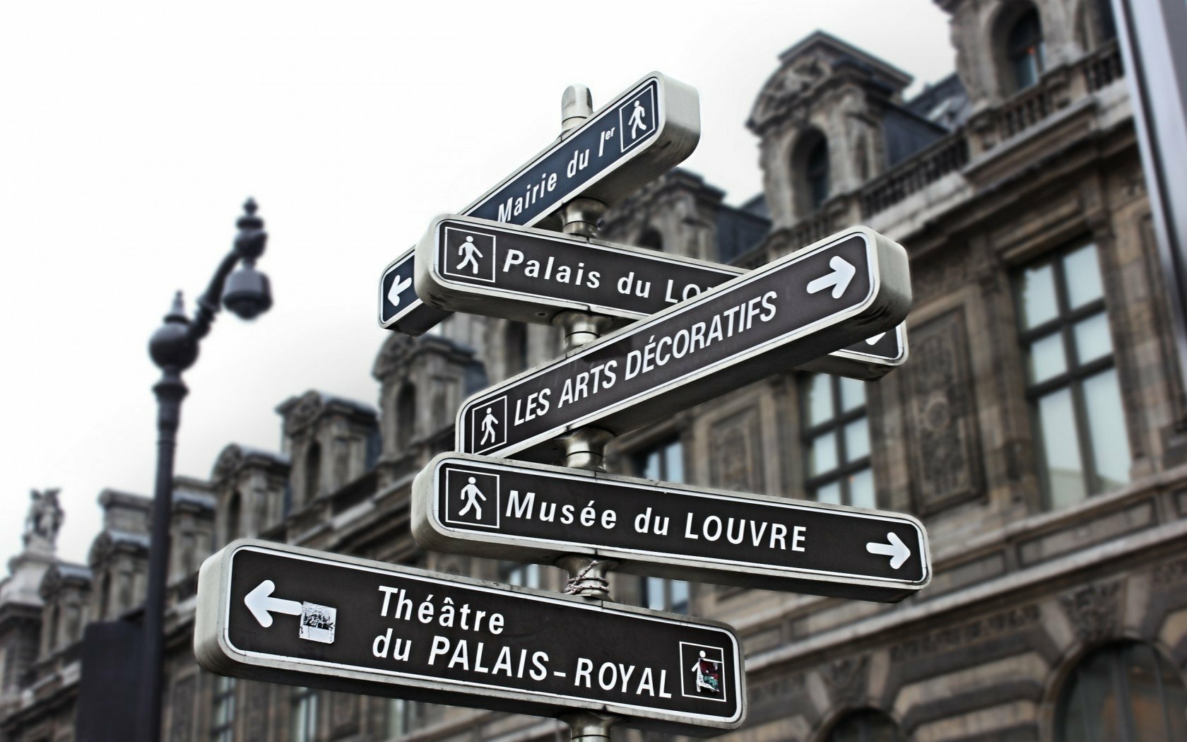 Download Paris Man Made Street Sign Wallpaper
