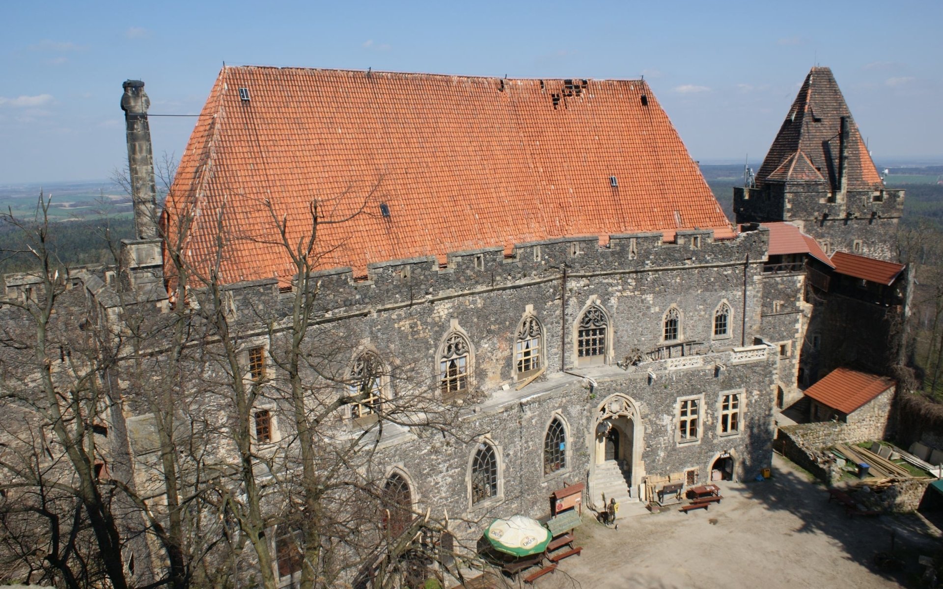 Download Man Made Grodziec Castle HD Wallpaper