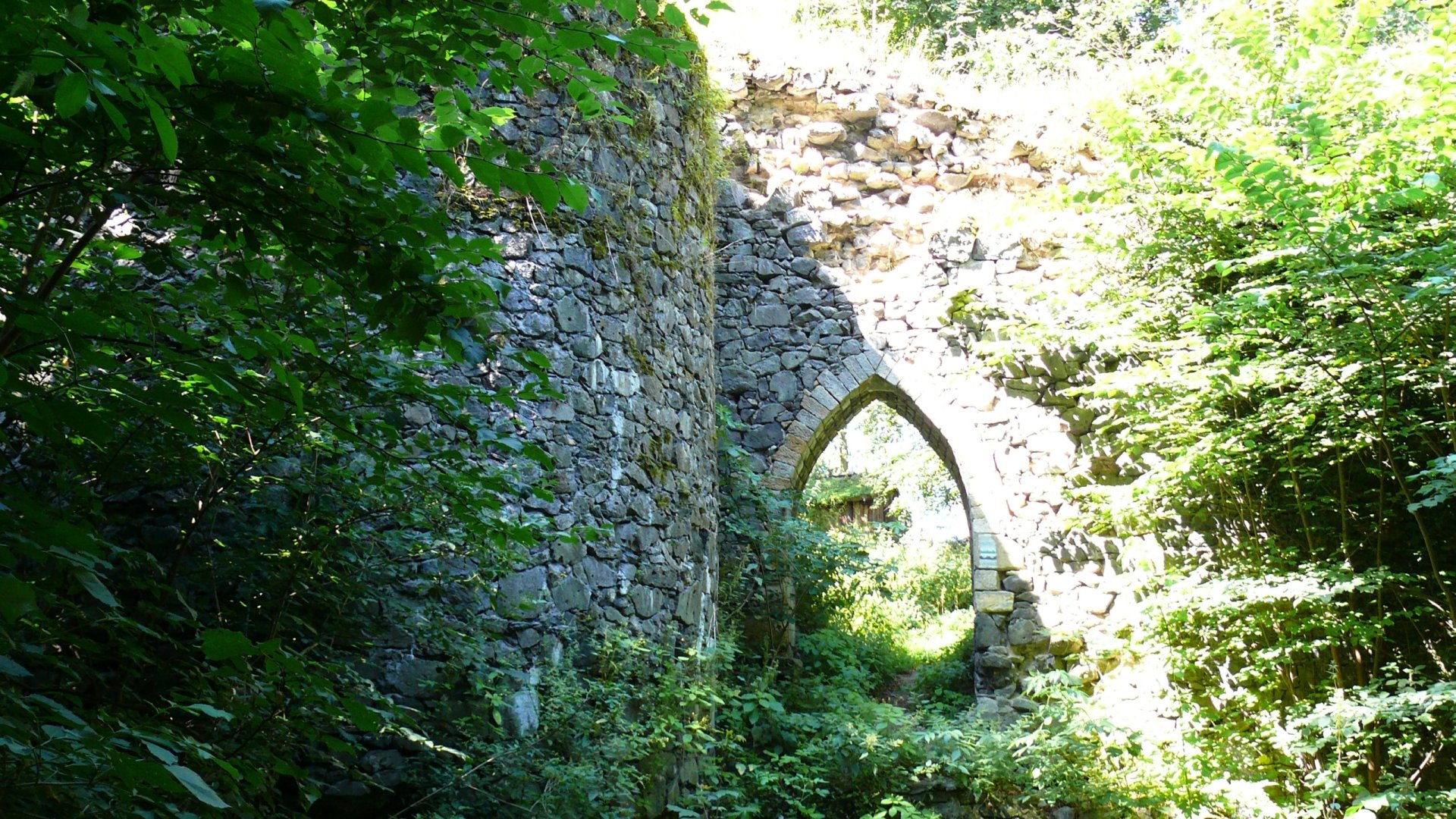 Download Man Made Grodziec Castle HD Wallpaper