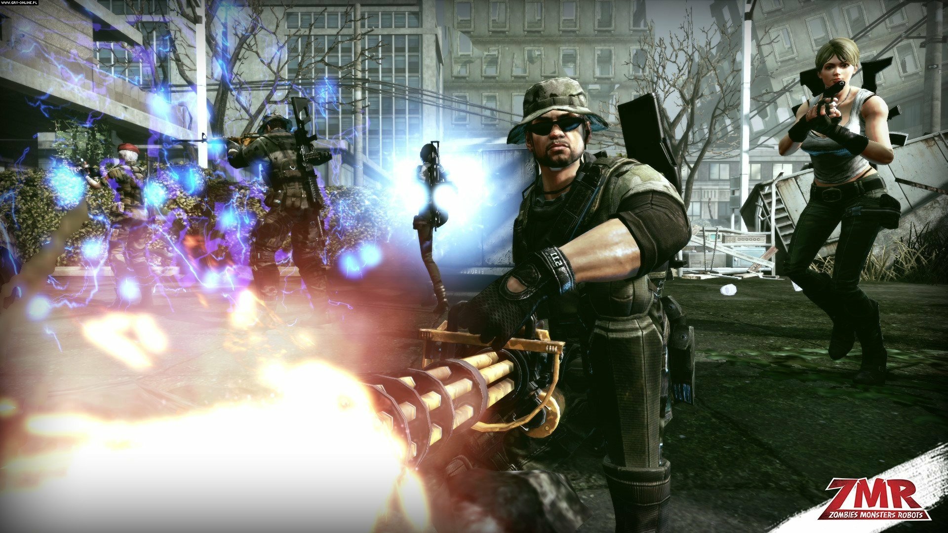 Download Video Game Zombies Monsters Robots HD Wallpaper
