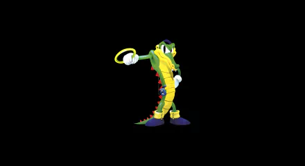 Vector the Crocodile video game Knuckles' Chaotix HD Desktop Wallpaper | Background Image