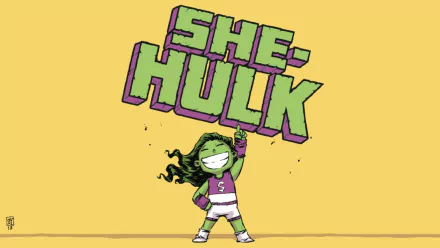 Comic She-Hulk HD Desktop Wallpaper | Background Image