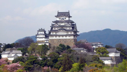 man made Himeji Castle HD Desktop Wallpaper | Background Image