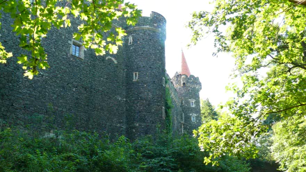 man made Grodziec Castle HD Desktop Wallpaper | Background Image