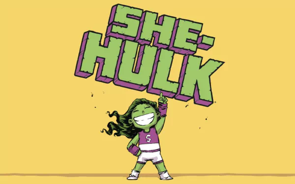 Comic She-Hulk HD Desktop Wallpaper | Background Image