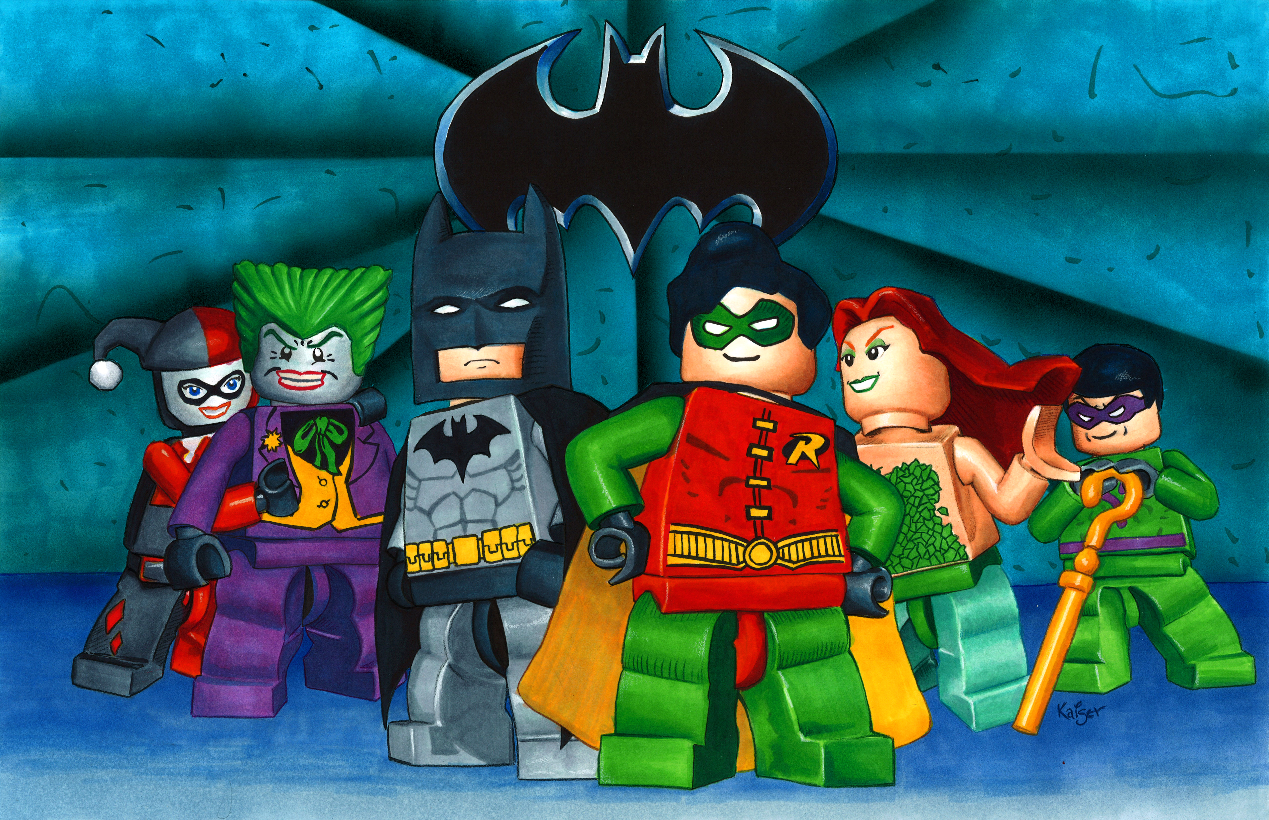LEGO Batman: The Videogame 4k Ultra HD Wallpaper by RachelKaiser