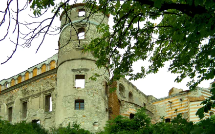 man made Janowiec Castle HD Desktop Wallpaper | Background Image