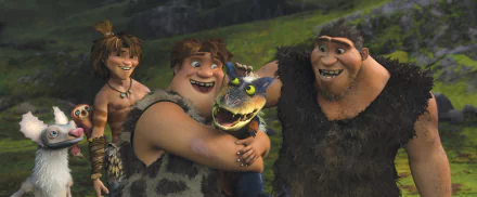 Grug (The Croods) Thunk (The Croods) Guy (The Croods) movie The Croods HD Desktop Wallpaper | Background Image