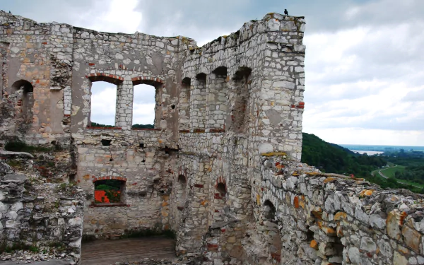 man made Kazimierz Dolny Castle HD Desktop Wallpaper | Background Image