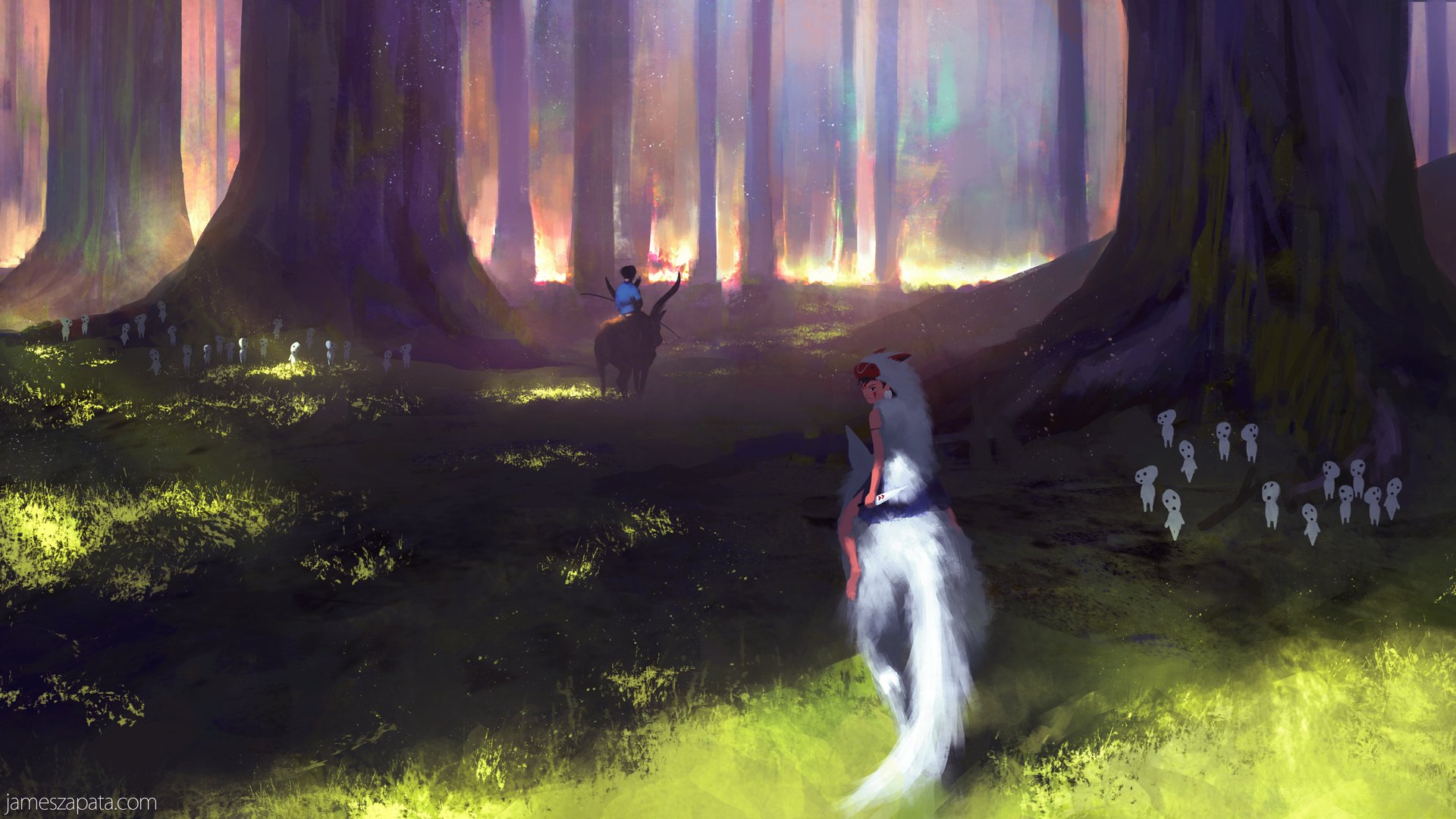 Princess Mononoke Full HD Wallpaper and Background Image | 1920x1080