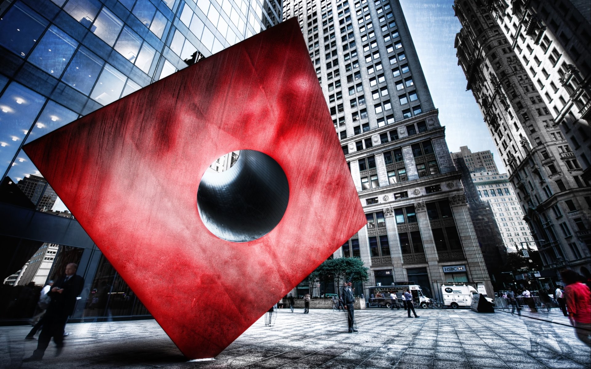 Download Man Made Manhattan HD Wallpaper