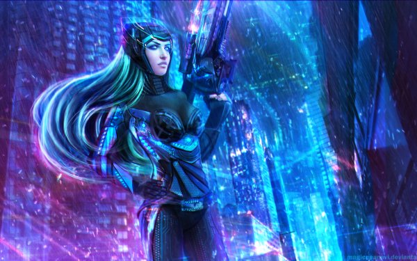 Video Game League Of Legends Caitlyn HD Wallpaper | Background Image
