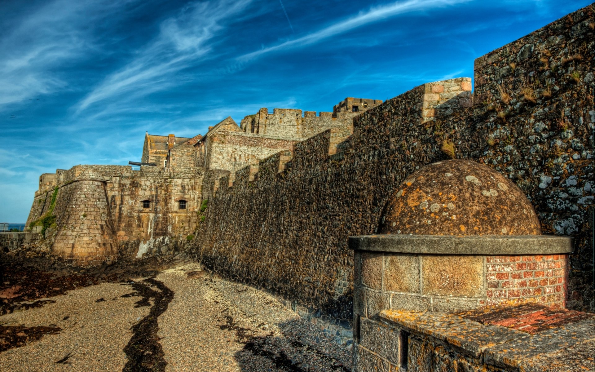 Download Architecture Ruin Bailiwick Of Guernsey Castle Man Made Castle Cornet  HD Wallpaper