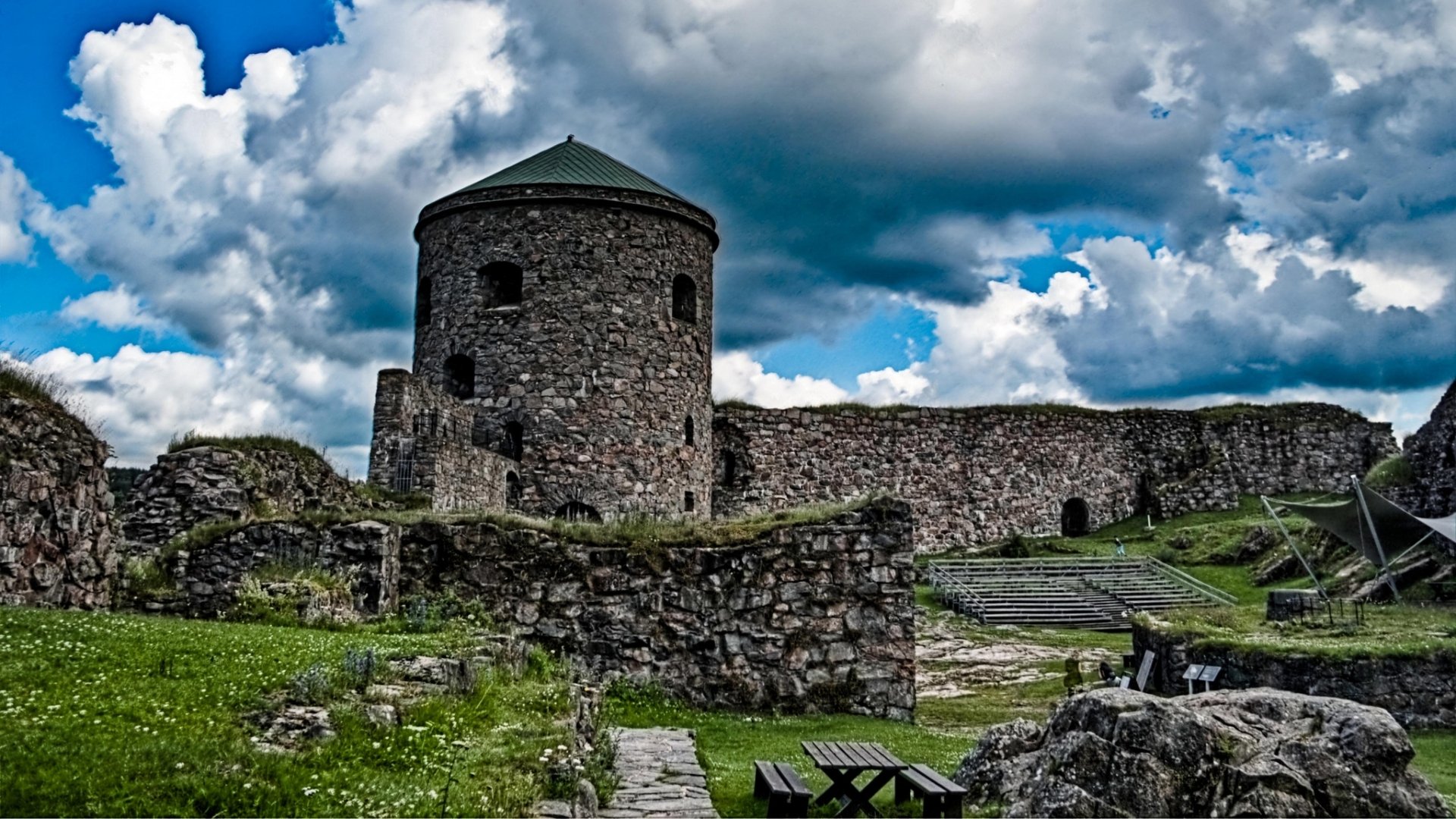 Download Man Made Bohus Fortress HD Wallpaper