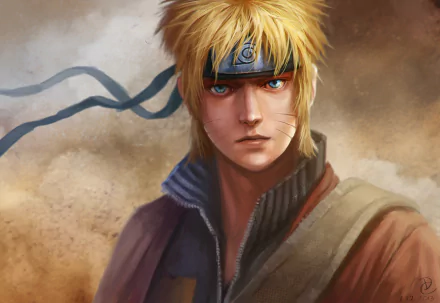 High-definition wallpaper featuring Naruto Uzumaki, a prominent character from the anime Naruto, showcasing his distinctive features and iconic headband against a dynamic background.