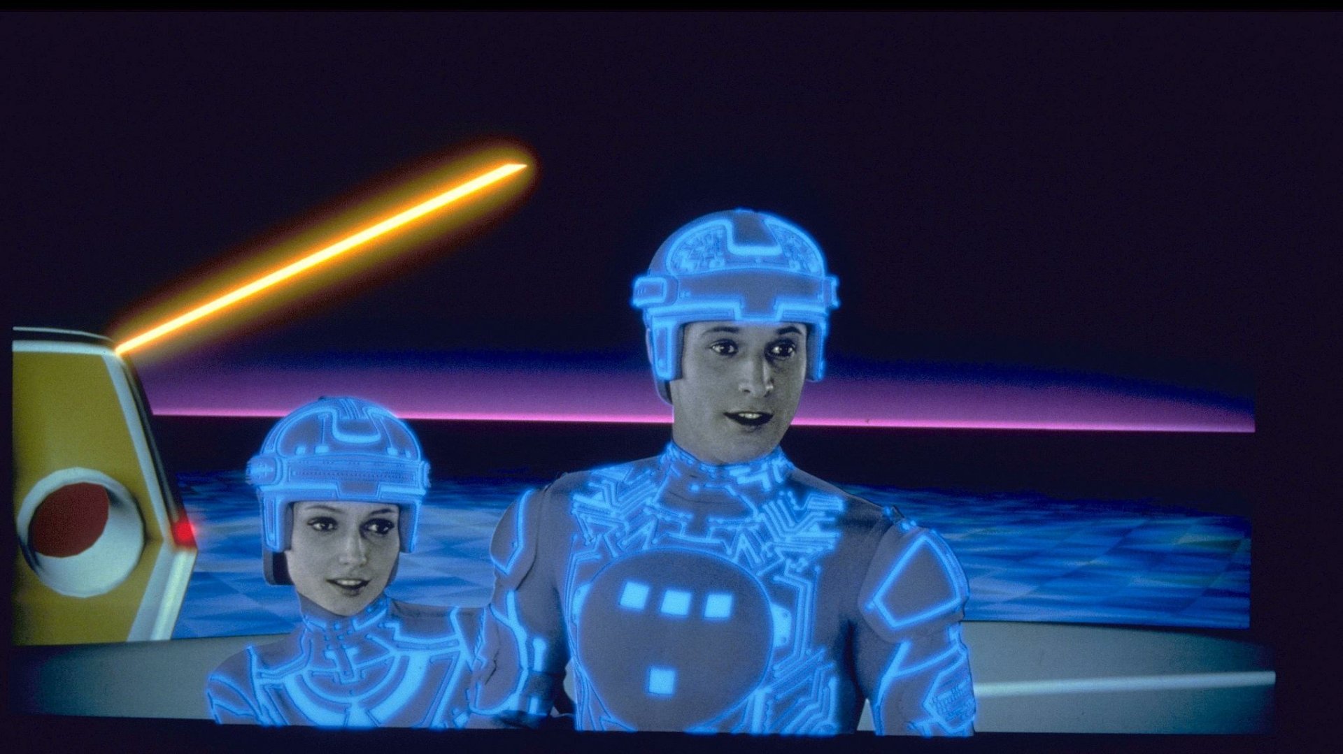 Tron HD Movie Wallpaper: Neon Legends in a Digital World | 2048x1151 ...