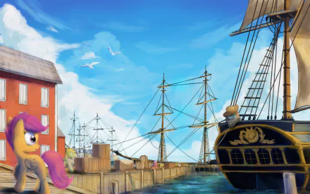Scootaloo (My Little Pony) TV Show My Little Pony: Friendship Is Magic HD Desktop Wallpaper | Background Image