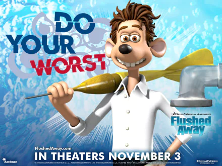 movie Flushed Away HD Desktop Wallpaper | Background Image
