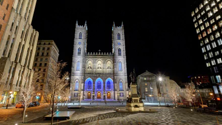 religious Notre-Dame Basilica of Montreal HD Desktop Wallpaper | Background Image