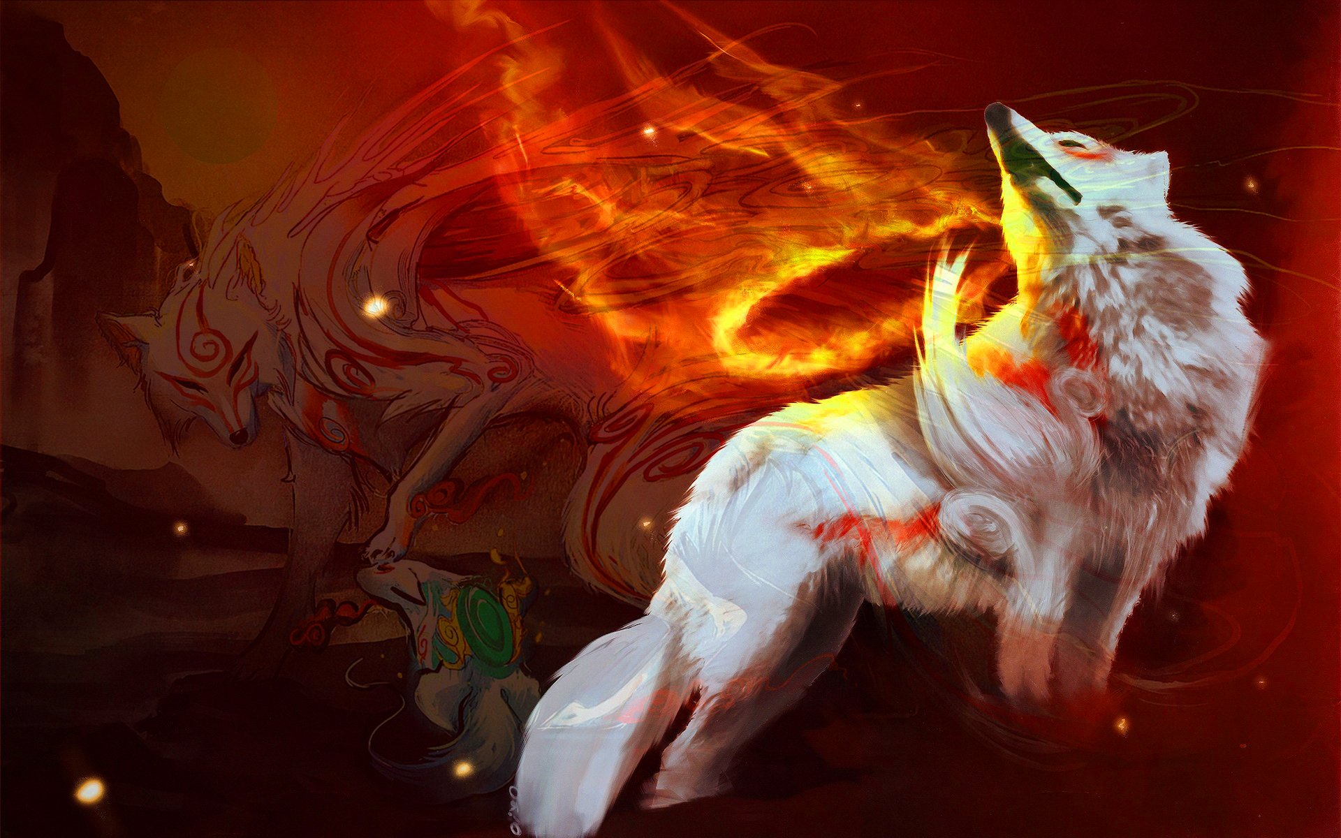 Download Video Game Ōkami HD Wallpaper by Zandatzu