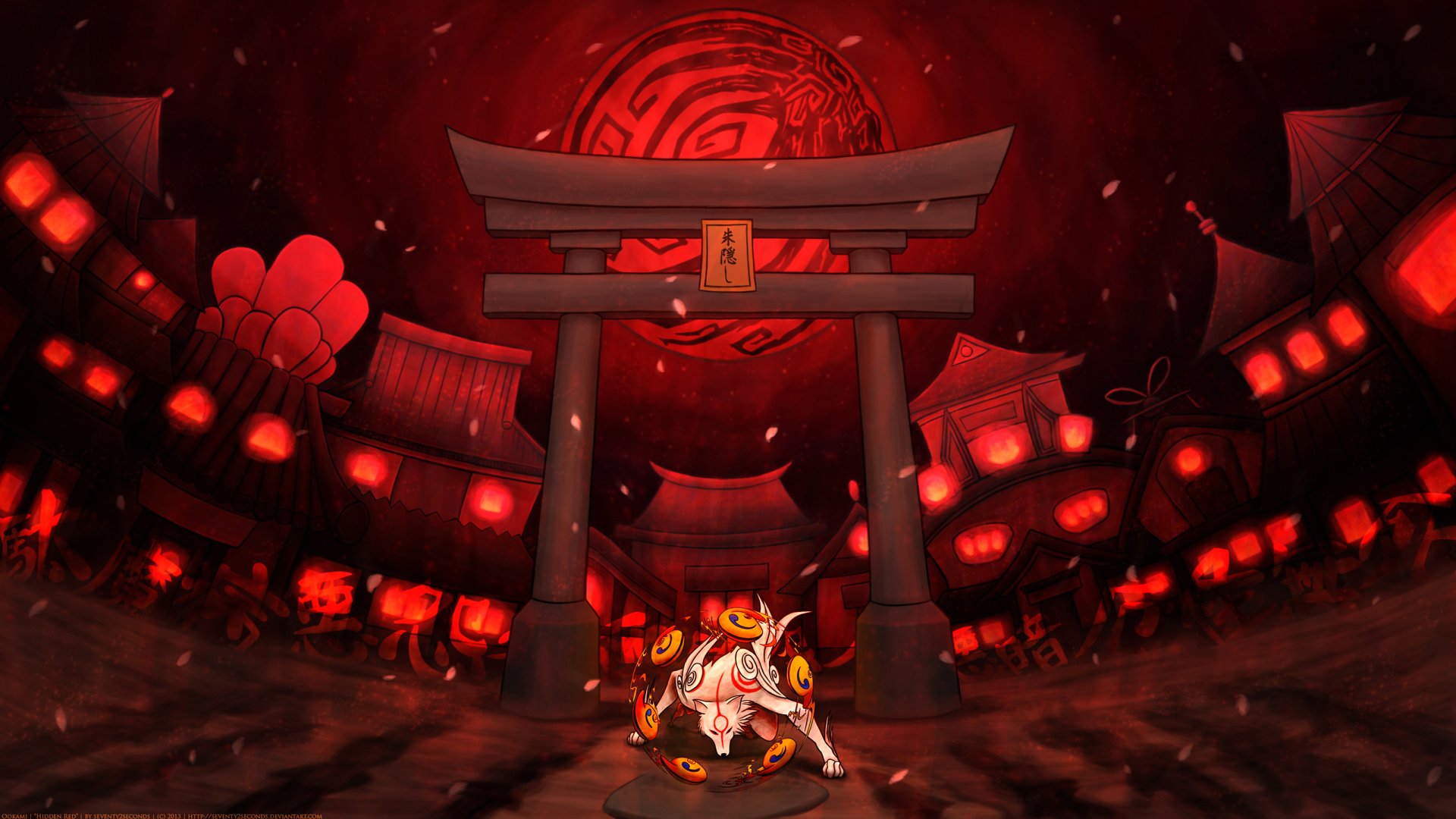 Download Video Game Ōkami  HD Wallpaper by seventy2seconds