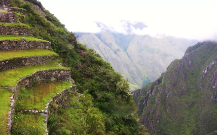 man made Machu Picchu HD Desktop Wallpaper | Background Image