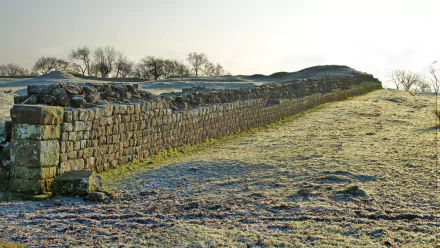 man made Hadrian's Wall HD Desktop Wallpaper | Background Image