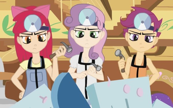 TV Show My Little Pony: Friendship is Magic My Little Pony Apple Bloom Scootaloo Sweetie Belle Humanized HD Wallpaper | Background Image