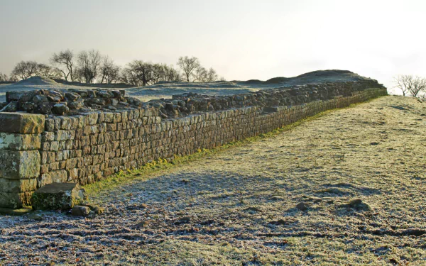 man made Hadrian's Wall HD Desktop Wallpaper | Background Image