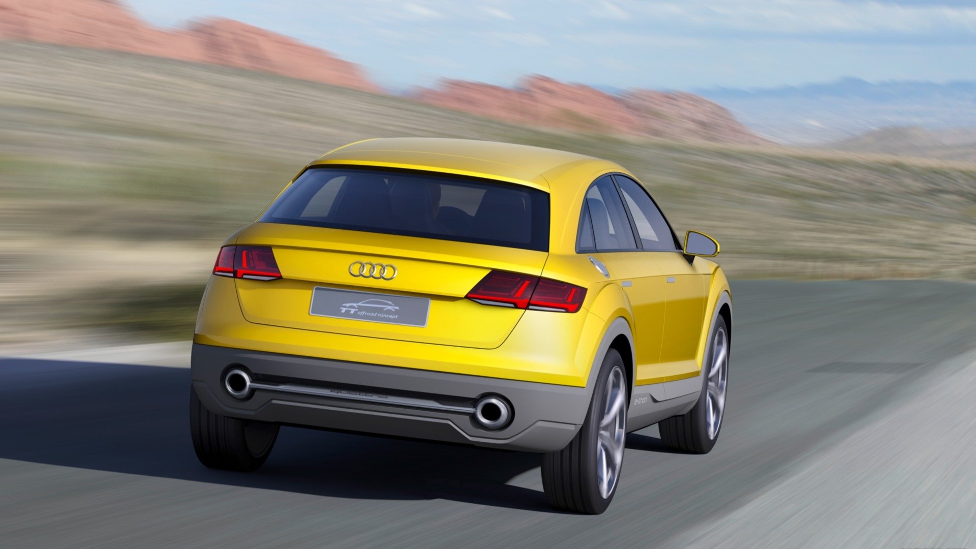 Download Vehicle Audi TT Offroad Concept HD Wallpaper