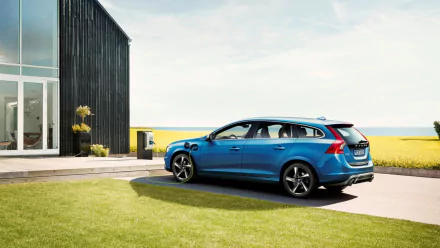 Volvo V60 Plug-in Hybrid R-design vehicle Volvo V60 HD Desktop Wallpaper | Background Image