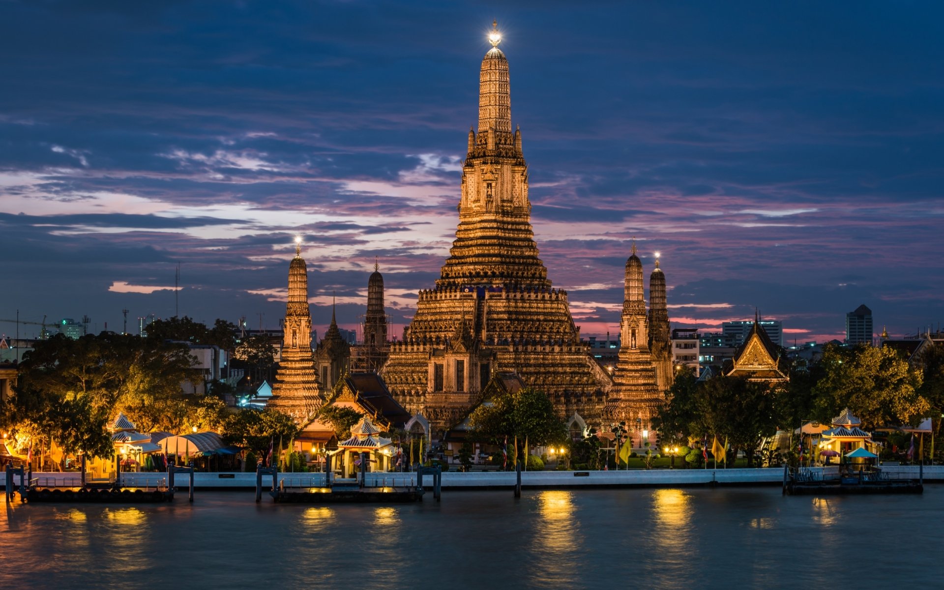 Download Religious Wat Arun Temple HD Wallpaper