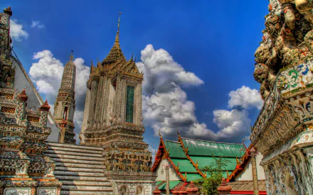 religious Wat Arun Temple HD Desktop Wallpaper | Background Image