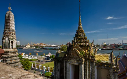 religious Wat Arun Temple HD Desktop Wallpaper | Background Image