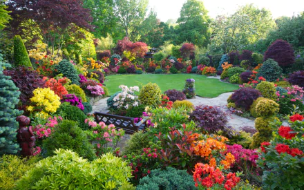 man made garden HD Desktop Wallpaper | Background Image