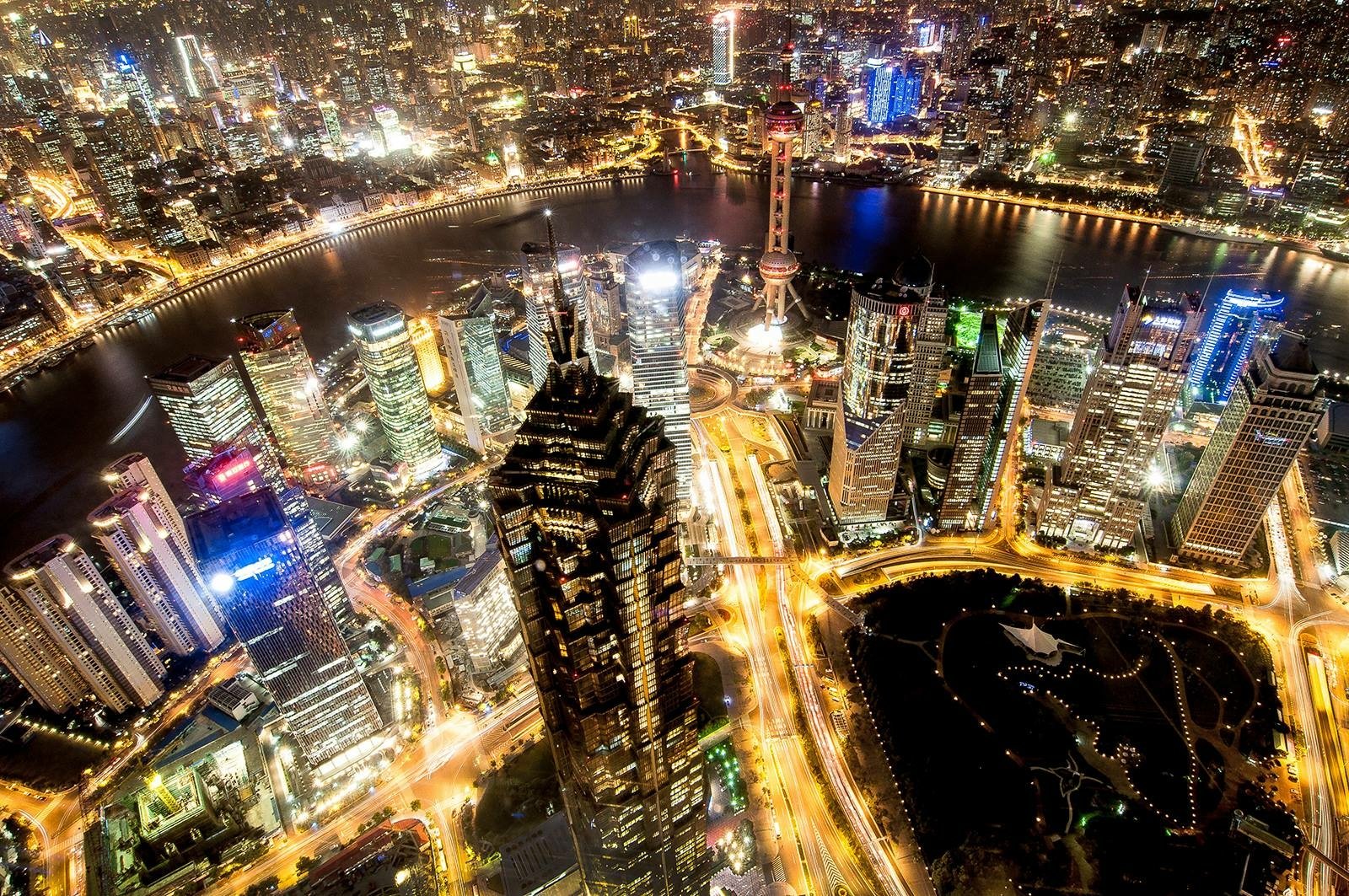 Download Man Made Shanghai Wallpaper