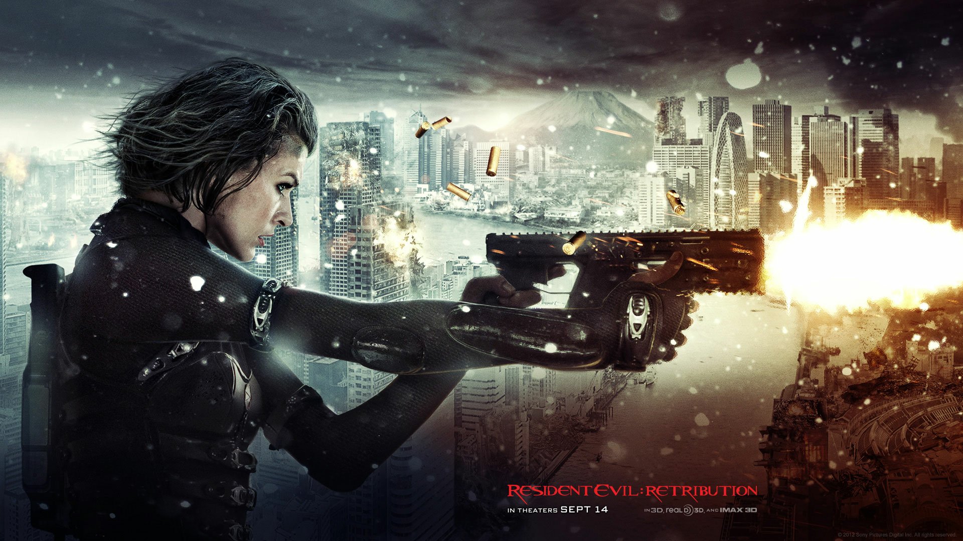 Resident Evil: Retribution HD Wallpaper – Intense Action from the Movie Saga, image size:1920x1080