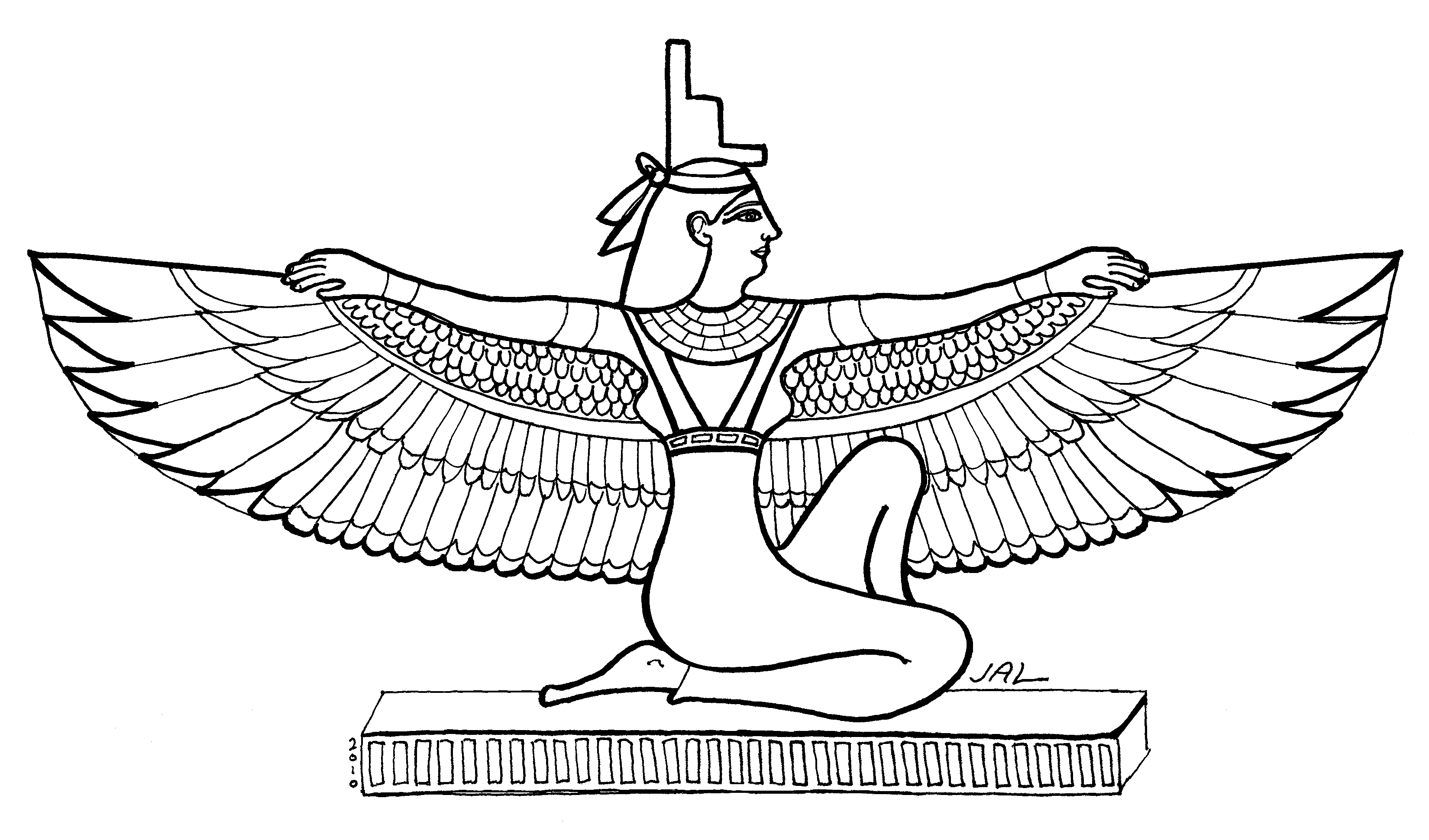 Egyptian Goddess Isis Wallpaper