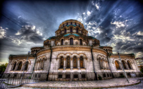 religious Alexander Nevsky Cathedral, Sofia HD Desktop Wallpaper | Background Image