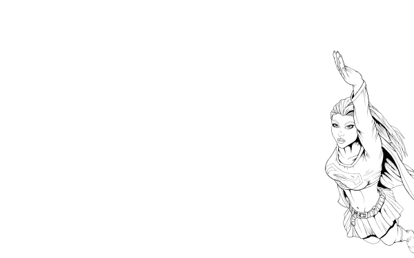 Comic Supergirl HD Desktop Wallpaper | Background Image