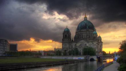 religious Berlin Cathedral HD Desktop Wallpaper | Background Image