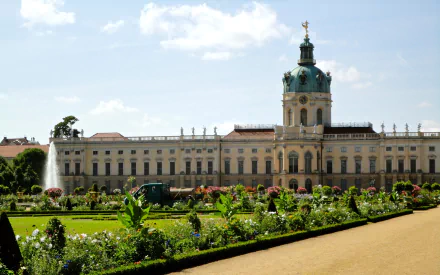 man made Charlottenburg Palace HD Desktop Wallpaper | Background Image
