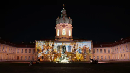 man made Charlottenburg Palace HD Desktop Wallpaper | Background Image