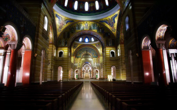 religious cathedral basilica of saint louis HD Desktop Wallpaper | Background Image